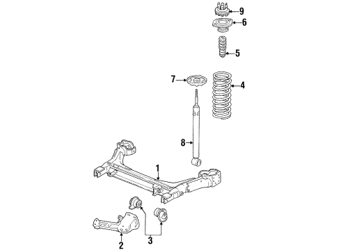 1992 Volkswagen Passat Rear Suspension