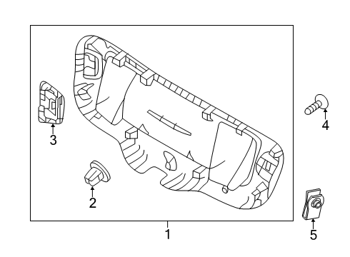 2022 Volkswagen Jetta Interior Trim - Trunk