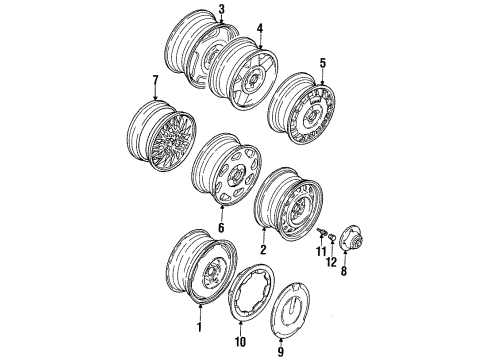 1992 Volkswagen Jetta Wheels & Trim