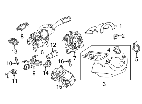 2021 Volkswagen Passat Anti-Theft Components