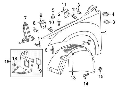 2021 Volkswagen Golf Fender & Components