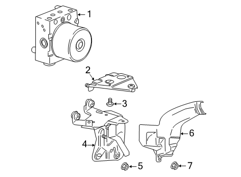 2017 Volkswagen CC ABS Components, Electrical Diagram 1
