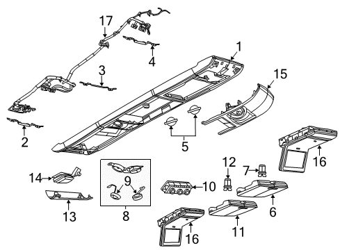 2012 Volkswagen Routan Damper Diagram for 7B0-863-225-B