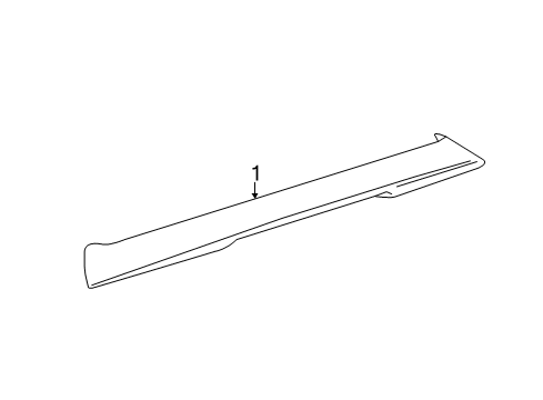 2011 Volkswagen Touareg Rear Spoiler