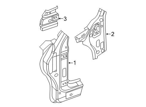 2018 Volkswagen Beetle Hinge Pillar