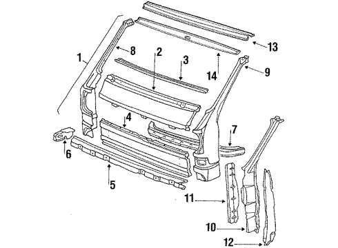 1984 Volkswagen Vanagon Sheet Metal