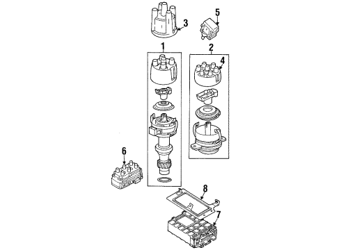 1999 Volkswagen Jetta Distributor