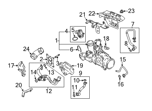2021 Volkswagen Passat Turbocharger & Components