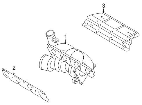 2008 Volkswagen Eos Exhaust Manifold Diagram 1
