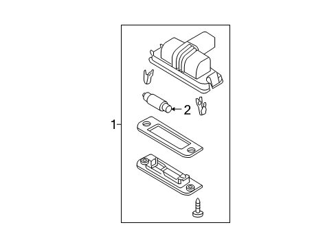 2010 Volkswagen Beetle Bulbs Diagram 6