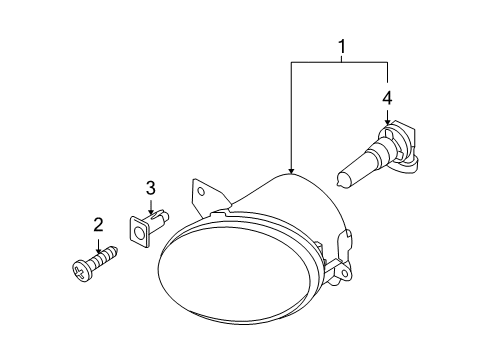 2007 Volkswagen Beetle Chassis Electrical - Fog Lamps