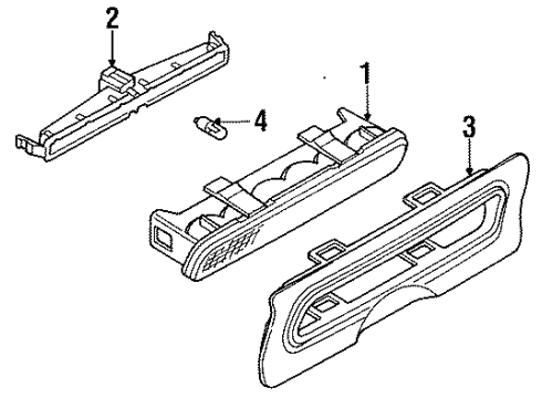 1999 Volkswagen Cabrio High Mount Lamps