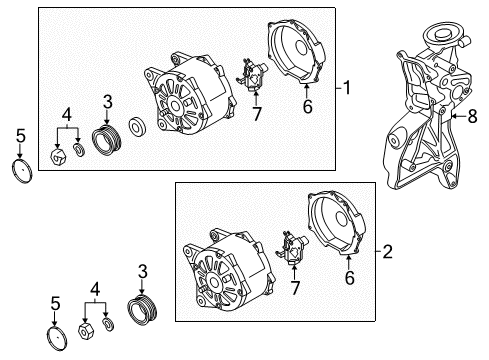 2013 Volkswagen Beetle Alternator Diagram 3