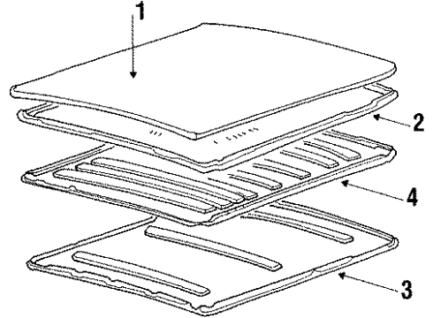 1984 Volkswagen Vanagon Sliding Roof