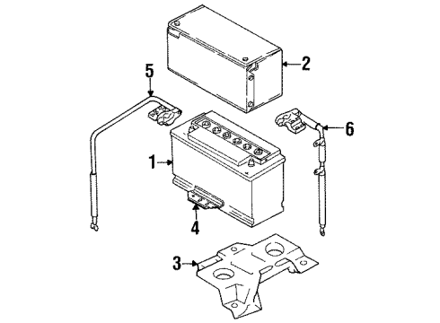 1997 Volkswagen Golf Battery