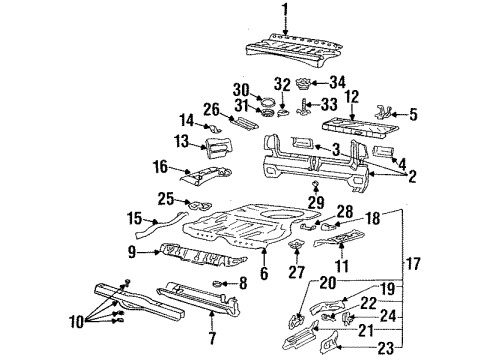 1994 Volkswagen Jetta Rear Body
