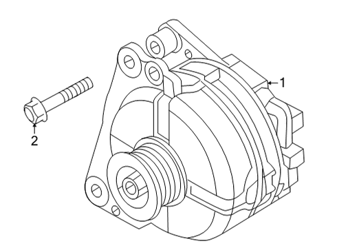 2021 Volkswagen Golf Alternator