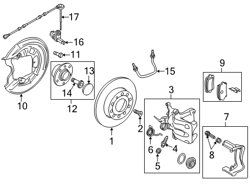 2018 Volkswagen Beetle Brake Components