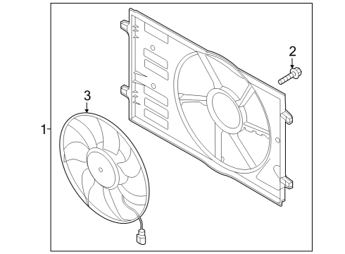 2024 Volkswagen Jetta Cooling Fan