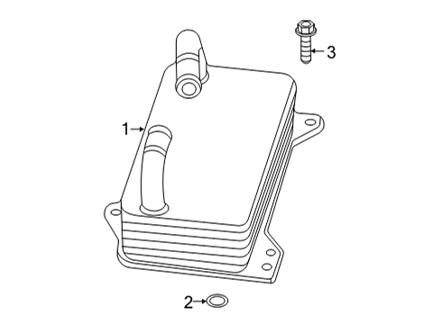 2024 Volkswagen Taos Trans Oil Cooler
