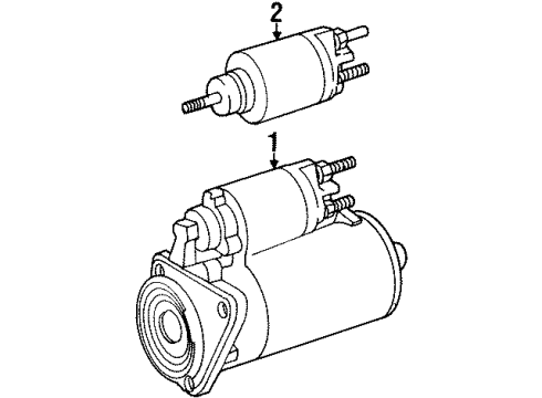 1998 Volkswagen Cabrio Starter