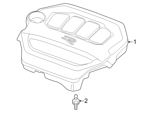 2022 Volkswagen Arteon Engine Appearance Cover