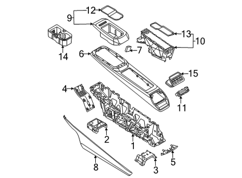 2022 Volkswagen ID.4 Console