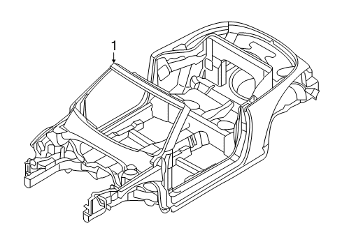 2018 Volkswagen Beetle Body Shell Diagram 1