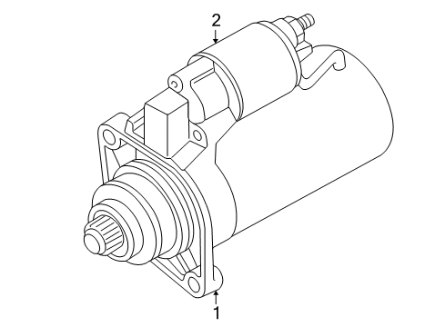 2002 Volkswagen Jetta Starter
