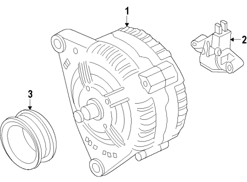2009 Volkswagen Jetta Alternator Diagram 1