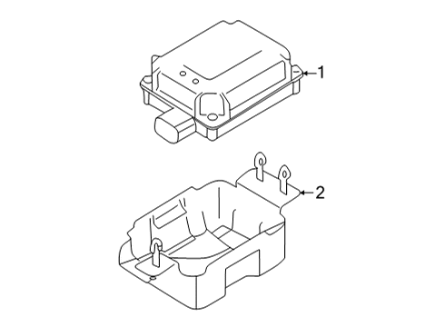 2020 Volkswagen Atlas Electrical Components Diagram 2