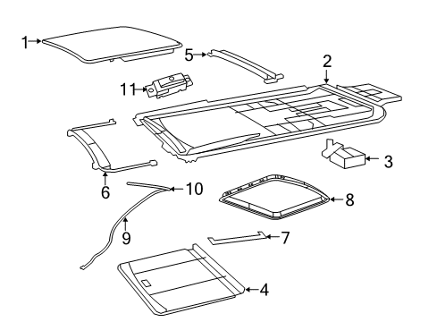 2012 Volkswagen Routan Sunroof