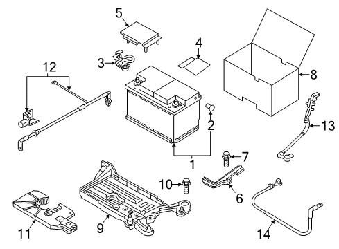 Battery Diagram for 000-915-105-DB