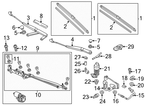 2017 Volkswagen Touareg Sensor Diagram for 7P0-955-559-E