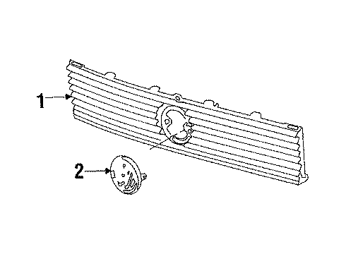 1987 Volkswagen Quantum Grille & Components
