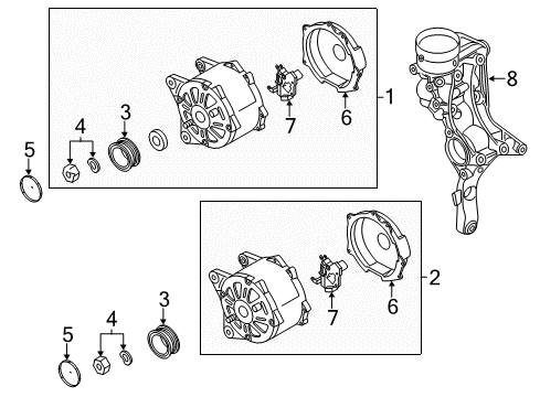 2016 Volkswagen Beetle Alternator Diagram 2