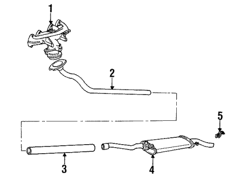 1986 Volkswagen Golf Exhaust Manifold