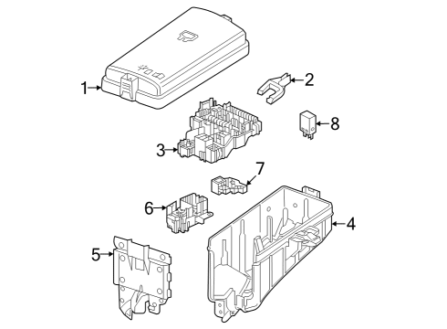 2023 Volkswagen Golf R Fuse & Relay Diagram 1