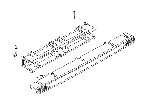 2002 Volkswagen Cabrio High Mount Lamps