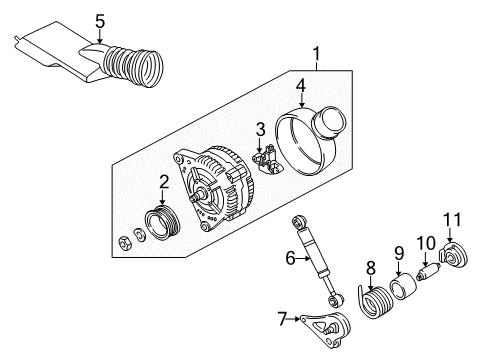 Alternator Diagram for 077-903-015-F