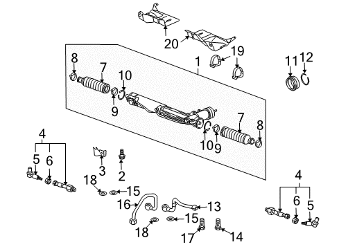 2005 Volkswagen Phaeton Outlet Tube Diagram for 3D1-422-859-C