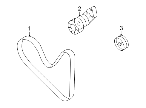 2008 Volkswagen R32 Belts & Pulleys