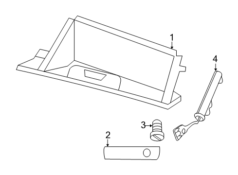 2012 Volkswagen Routan Glove Box
