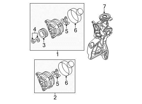 2009 Volkswagen Jetta Alternator Diagram 3