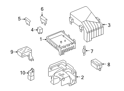 2012 Volkswagen Jetta Fuse & Relay Diagram 1