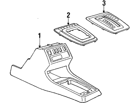 1992 Volkswagen Jetta Console