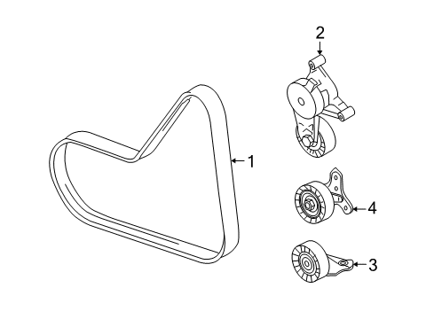 2006 Volkswagen Rabbit Belts & Pulleys