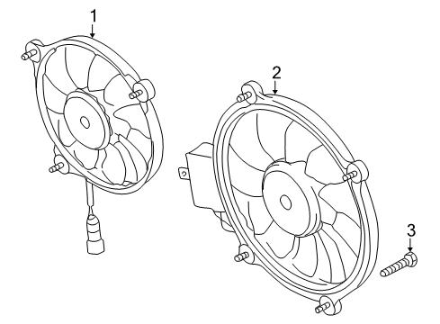 2004 Volkswagen Passat Cooling System, Radiator, Water Pump, Cooling Fan Diagram 7