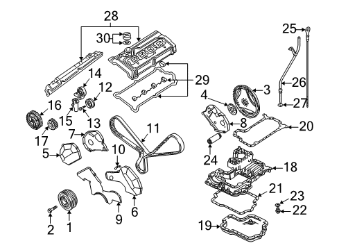 Drive Plate Diagram for 078-105-323-K