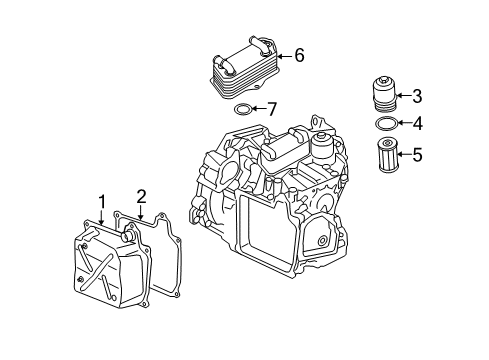 2008 Volkswagen R32 Transaxle Parts